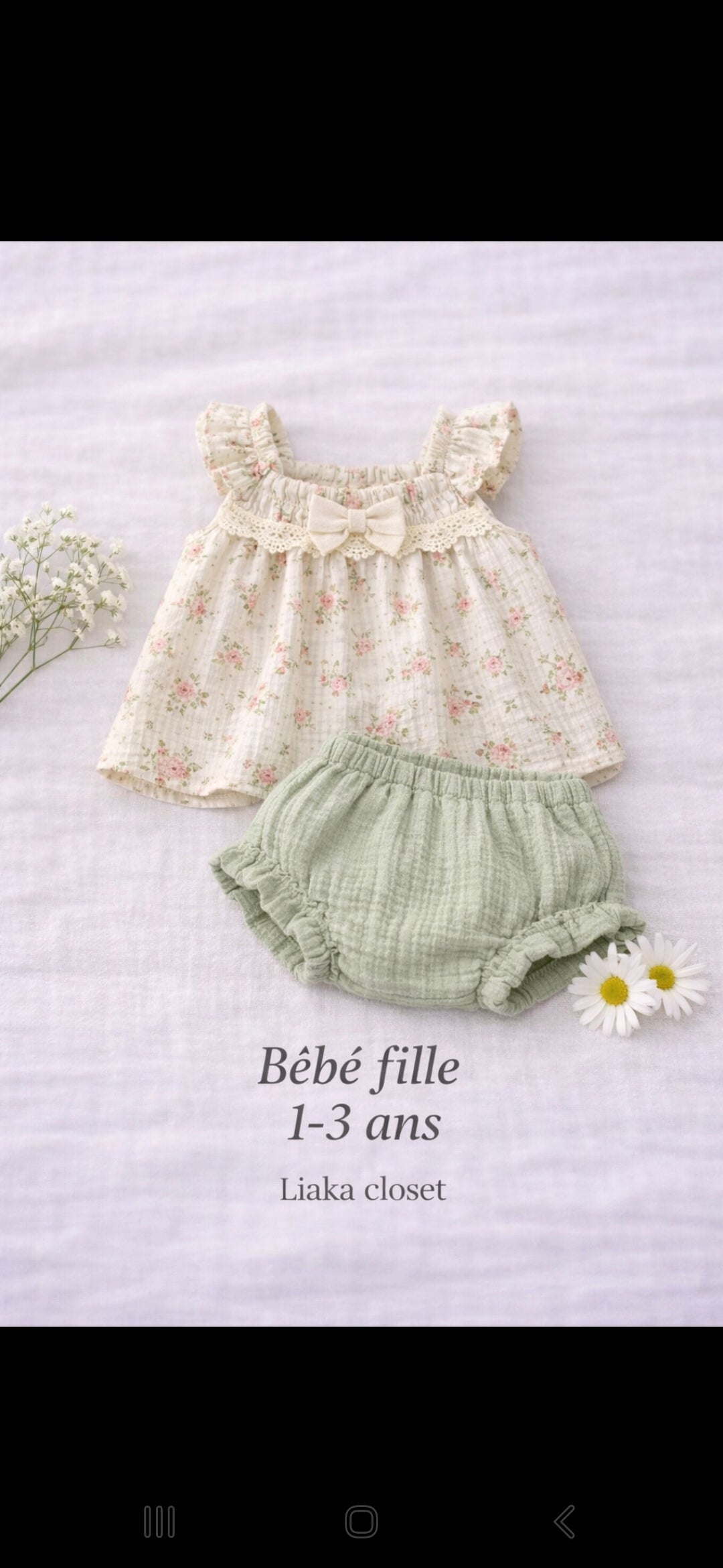 Bébé fille 1 -3 ans