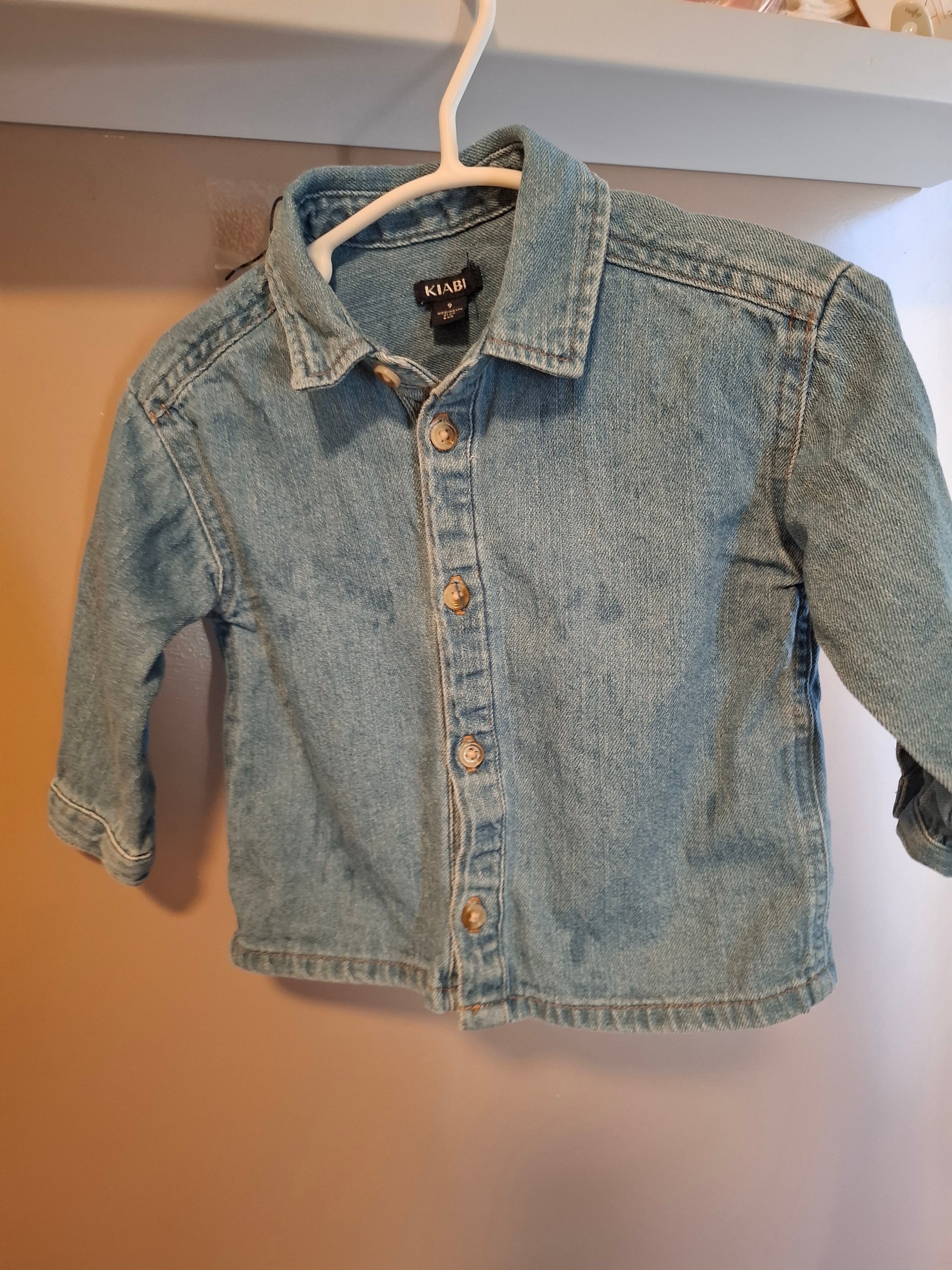 Chemise en jeans taille 9 mois