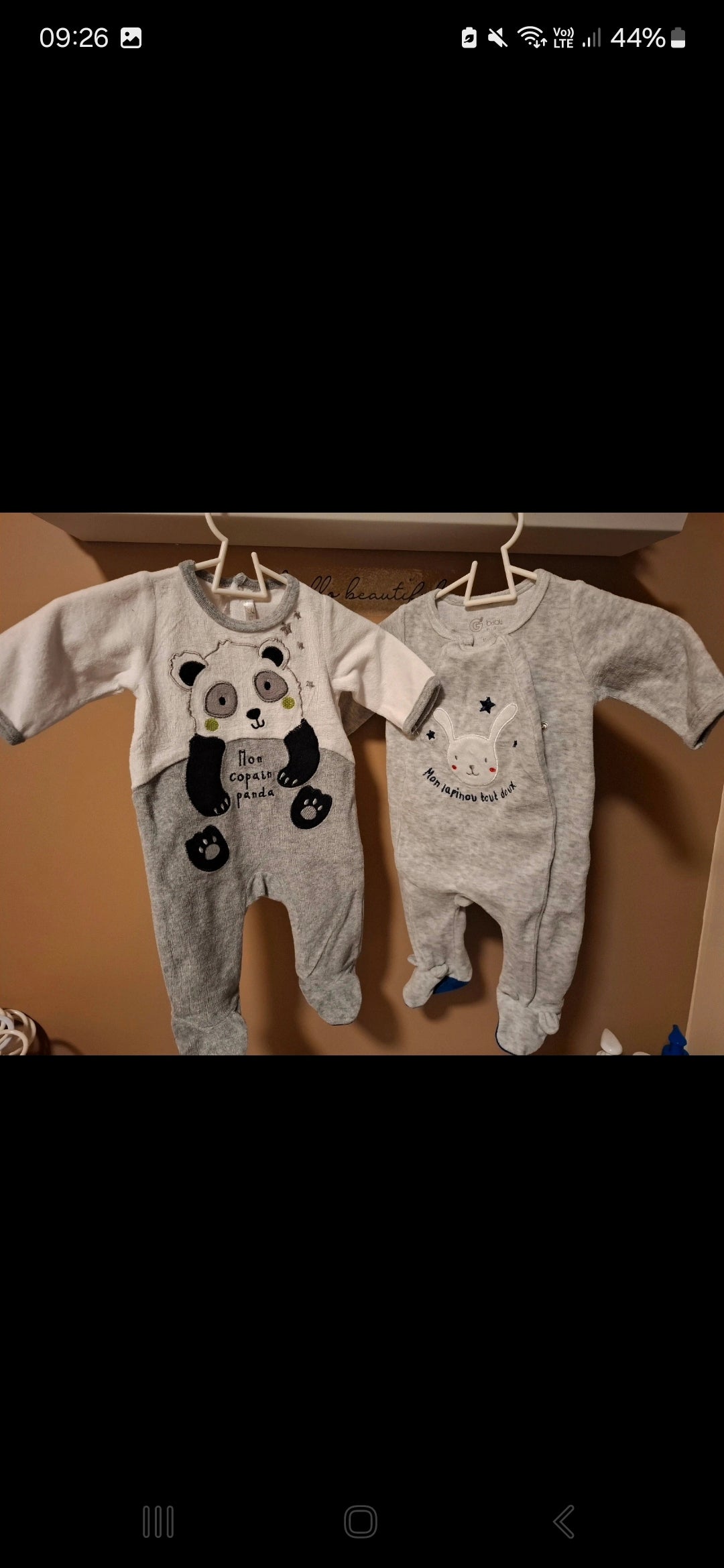 Pyjama taille 1 mois