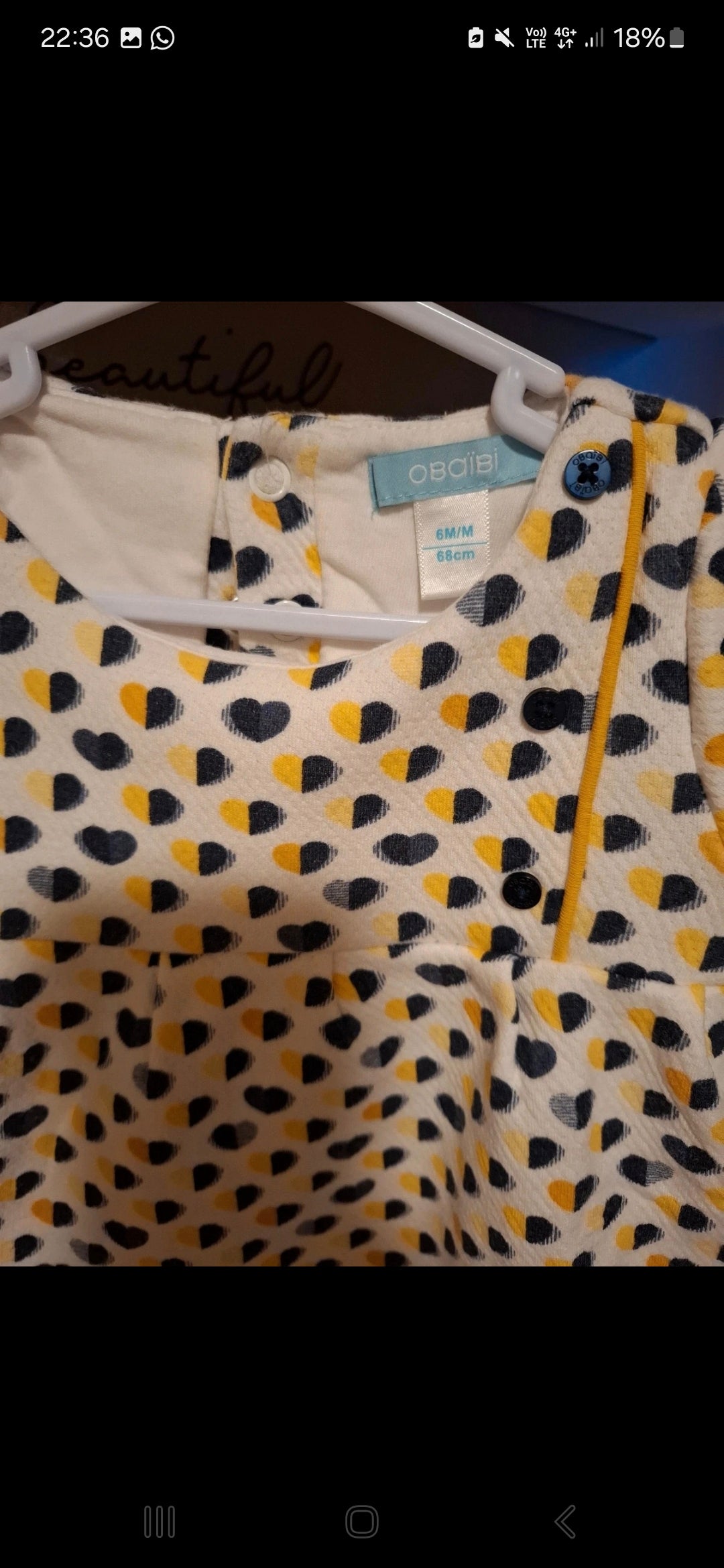 Robe taille 6 mois/68cm