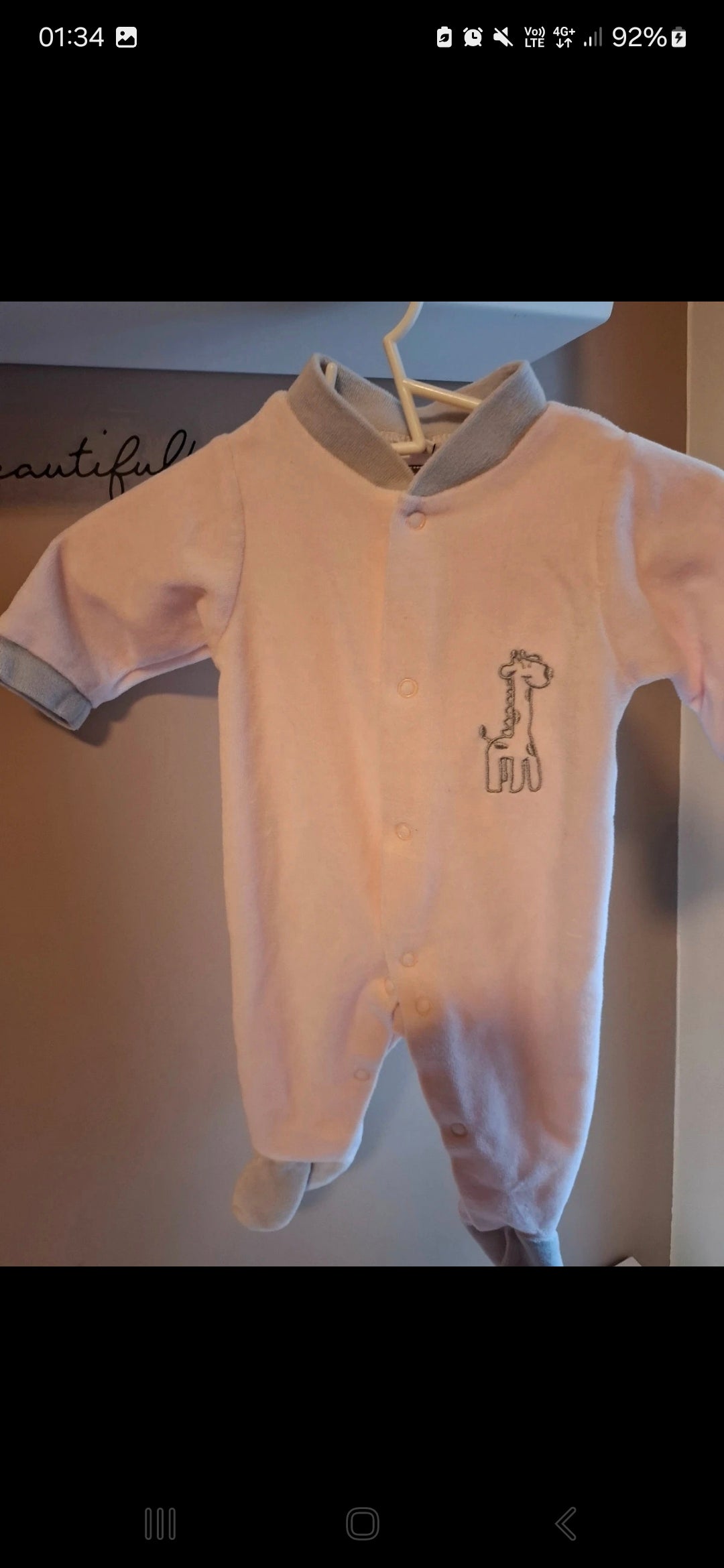 Pyjama taille 56 ( 1-3 )mois