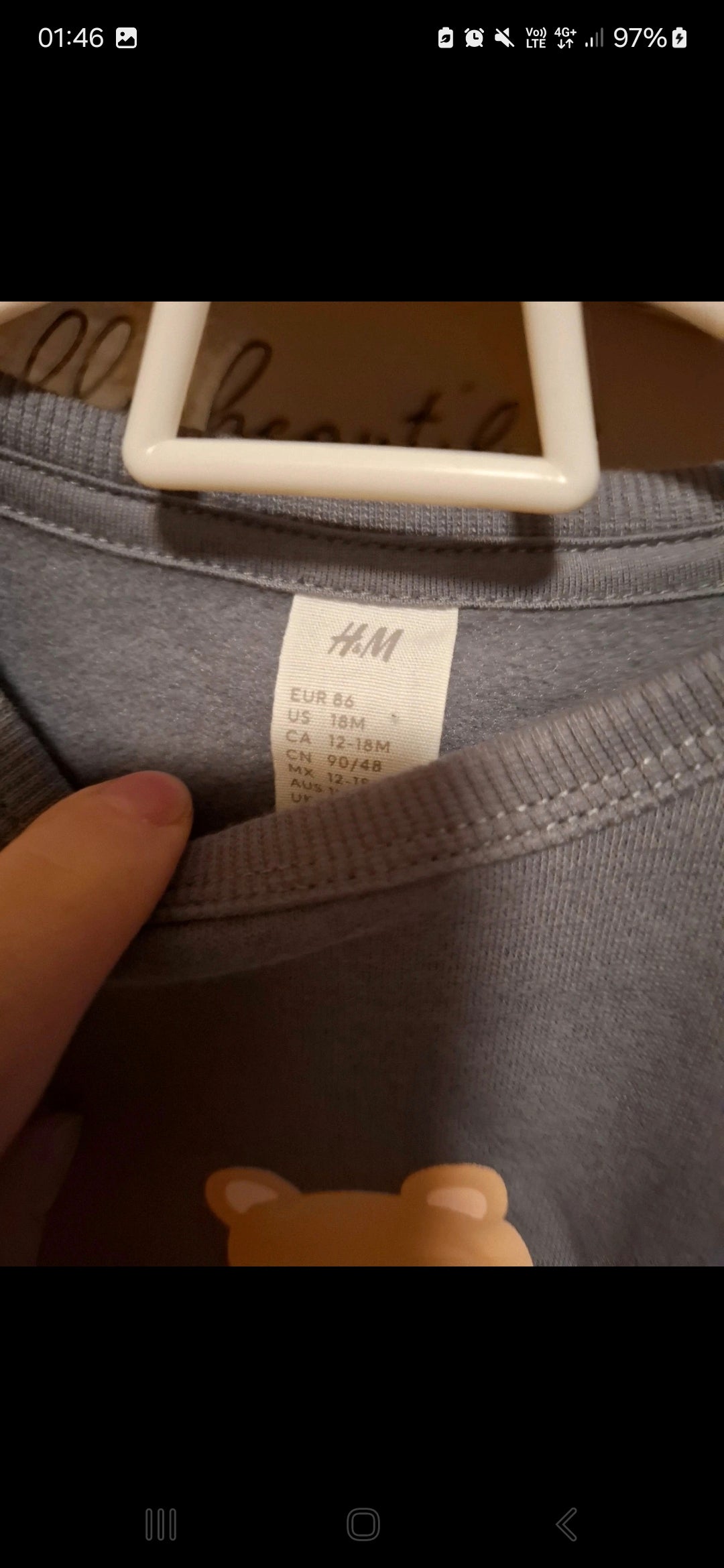 Pull taille 82