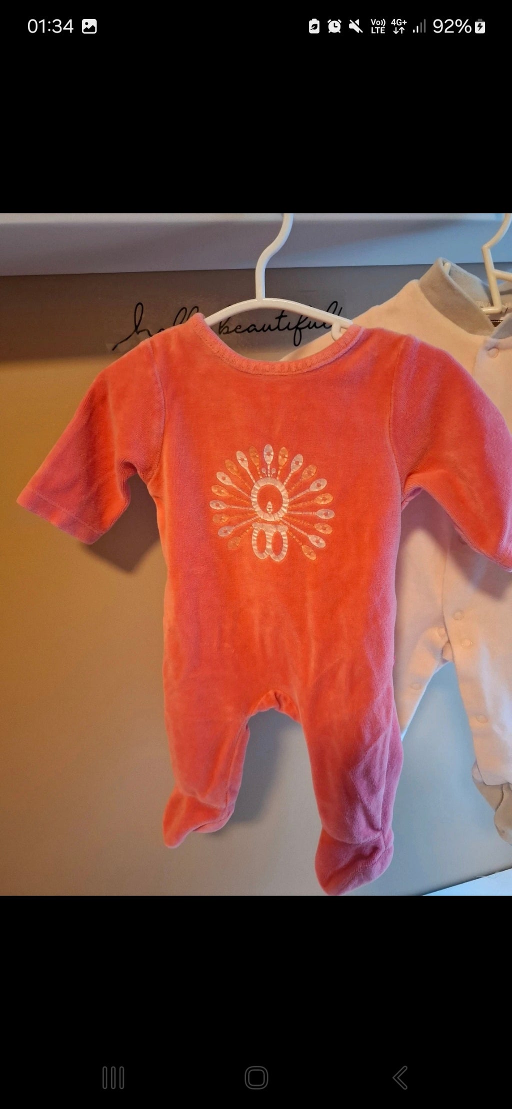 Pyjama taille 56 ( 1-3 )mois