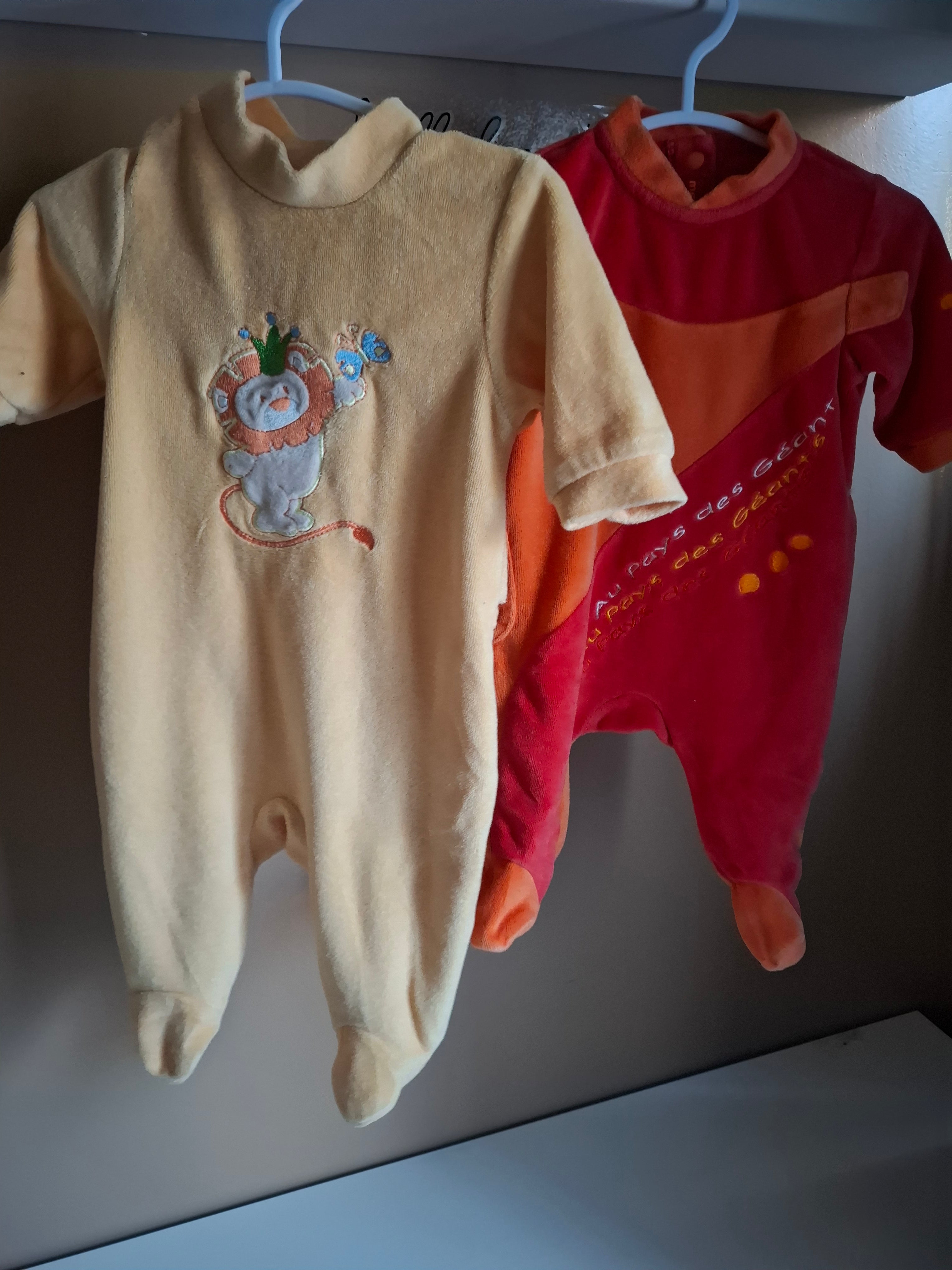 Pyjamas taille 3 mois