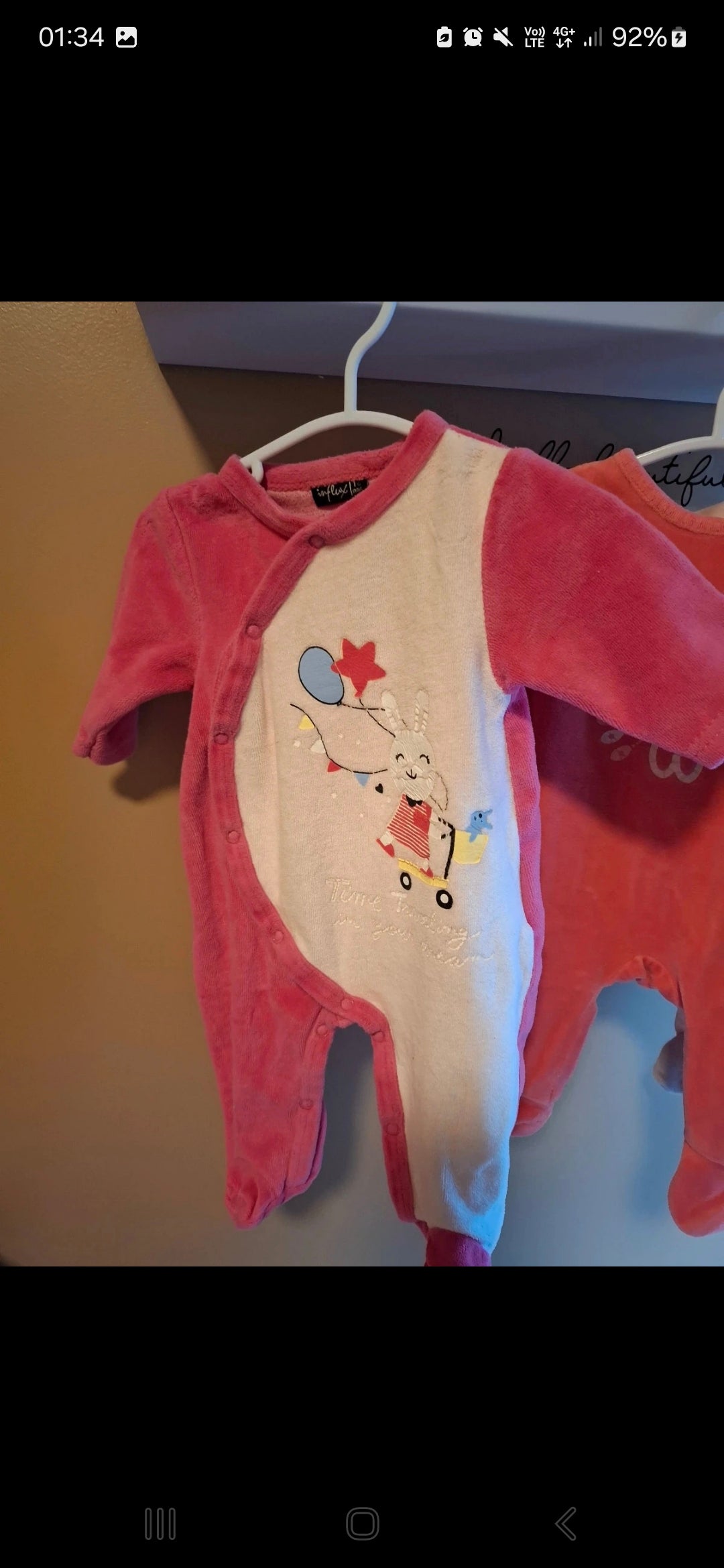 Pyjama taille 56 ( 1-3 )mois